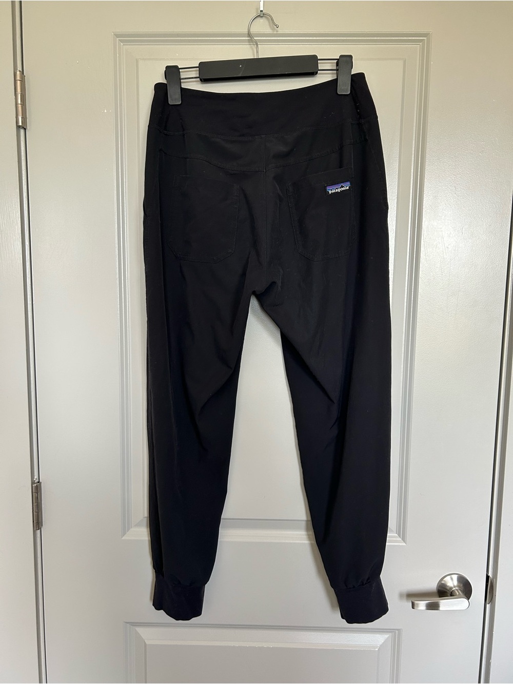 Patagonia Black Women's Jogger Track Pants with Logo Patch